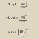 Flat Rectangle Hair Clip | Small | Fir Real