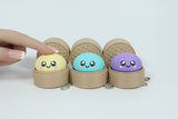 Squish Dumpling Click Fidget | Loud or Silent | Sensory Toy: Turquoise / Loud