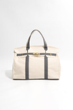 Handmade Premium Cotton Canvas Boatkin Boat Bag (Preorder): Brown