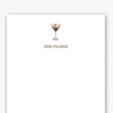 Espresso Martini "Tini To Do" Notepad