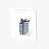 Gingham gift mini enclosure notecard