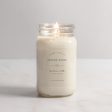 Autumn Woods - Soy Wax Mason Jar Candle: 16 oz