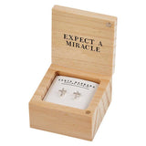 Treasure Box Earrings - Pray. Trust. Wait.