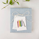 Colored pencils mini enclosure notecard