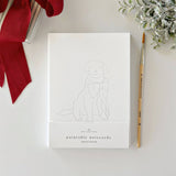Festive friends paintable notecard