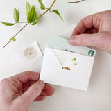 Colored pencils mini enclosure notecard