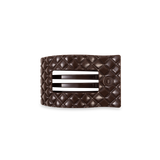 Flat Rectangle Hair Clip | Small | Truly Taupe Quilted