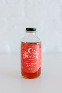 Strawberry Basil Simple Syrup 8oz