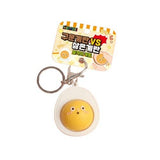 Boiled Egg vs Roasted Egg Clicker Key cap Keychain