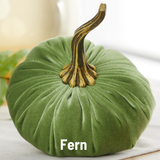 Pumpkin Large Velvet, Fall Decor, Shelf Sitter, Tablescape: Bronze