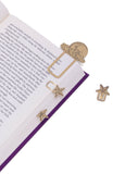 Brass Bookminders Page Markers: Tumbling Books