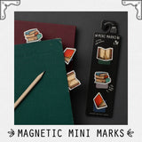 Mini-Marks Magnetic Bookmarks: Academia