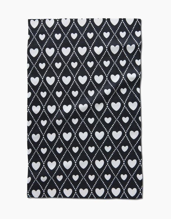 Onyx Love Lattice Luxe Hand Towel