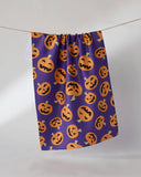 Gourd Gang Tea Towel: Black