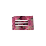 Garden Glam Small Flat Rectangle Hair Clip
