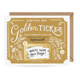 Scratch-off Card - Christmas Golden Ticket