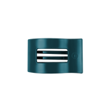Teal With It Small Flat Rectangle Hair Clip