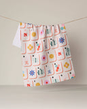 Tile Toss Tea Towel