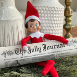 4pk Christmas Newspaper Gift Wrap Sheets - The Jolly Journal