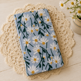 Embroidered Daisy Notebook