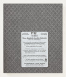 Flower Patch on Graphite Swedish Dishcloth