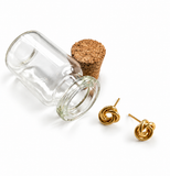 Vintage Deadstock Gold Knot Earrings