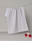 Snowy Tea Towel - Holiday 2026: Indigo