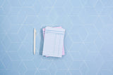 Library Card Notepad - Blue