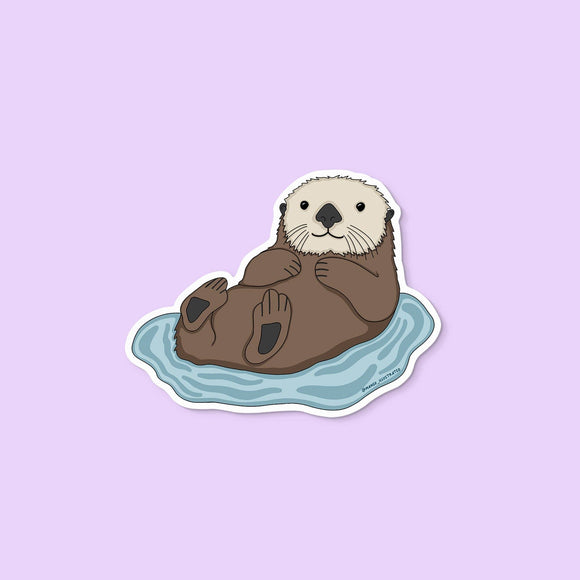 Otter sticker