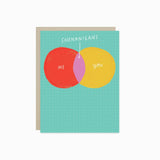 Shenanigans Venn Diagram Friendship Card