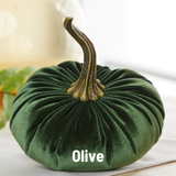 Pumpkin Large Velvet, Fall Decor, Shelf Sitter, Tablescape: Harvest