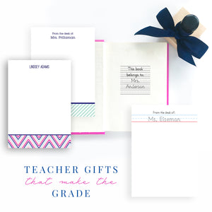 Personalized Teacher Gifts that make the grade!