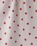 Dotty Apple Tea Towel: Clay Red