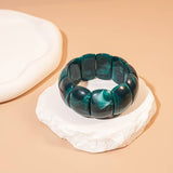 Color-Block Acrylic Stretch Cord Bracelet | 40B5195: Pink