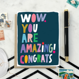 Wow Congrats Card