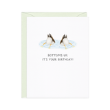 Bottoms Up Ducks — Funny Animal Lovers Birthday Card