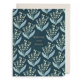 Lily of the Valley Sympathy Greeting Card