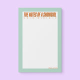 The Notes of a Showgirl notepad