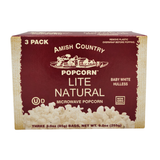 3pk Microwave Lite Natural Popcorn
