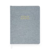 Undated Weekly Planner, Chambray