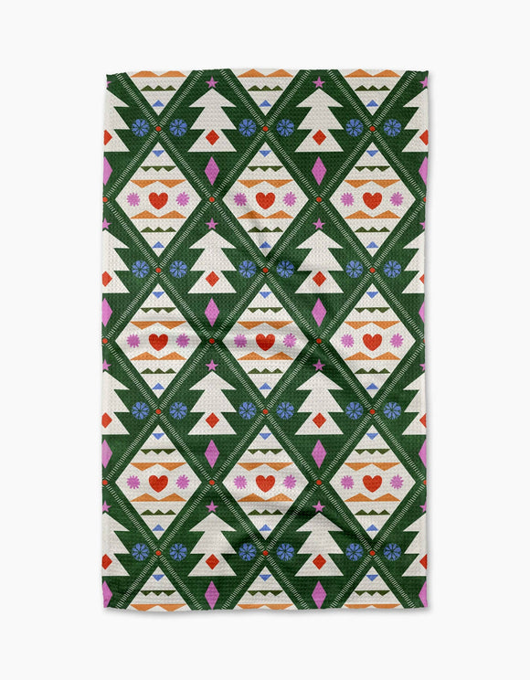 Nordic Christmas Tea Towel