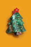 CHRISTMAS TREE SANTA SNOWMAN HAIR CLAW CLIPS | 40H939: SNOWMAN