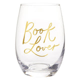 Stemless Wine Glass - Book Lover: Material