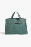 NEW! Premium Handmade Boatkin Boat Canvas Bag Solid Colors : Black