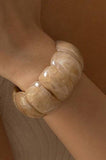 Color-Block Acrylic Stretch Cord Bracelet | 40B5195: Pink