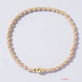 BOHO COLORFUL BALL BEADED BRACELET | 40B5223: Black