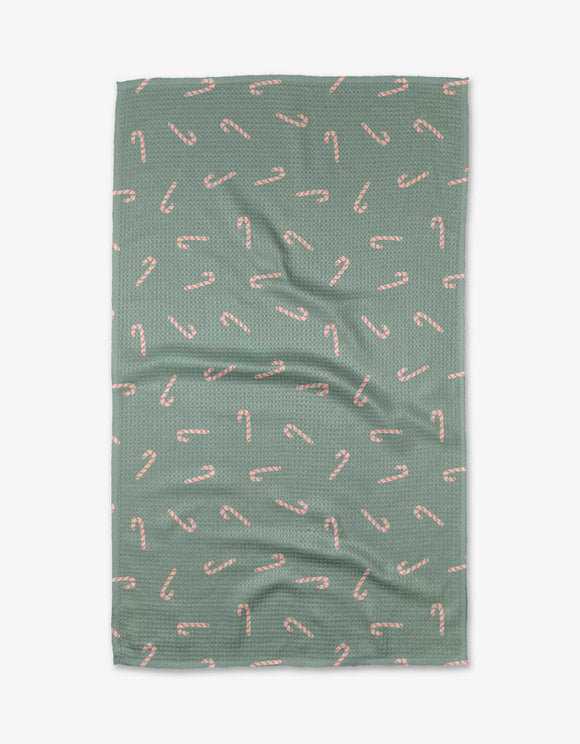 Cute Candy Canes Tea Towel