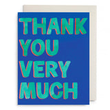 Thank You Very Much Boxed Card Set, Set of 6