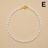 Natural Stone Semi-Precious Glass Mixed Necklace | 40NK9659: C