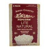 3pk Microwave Lite Natural Popcorn